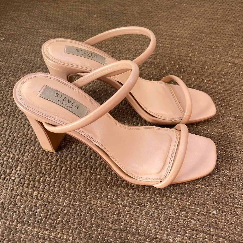 Nude Open Toe Heel